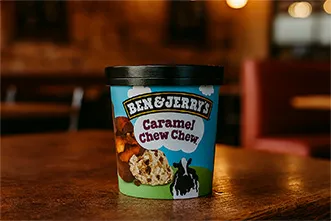 Ben N Jerrys - Caramel Chew Chew